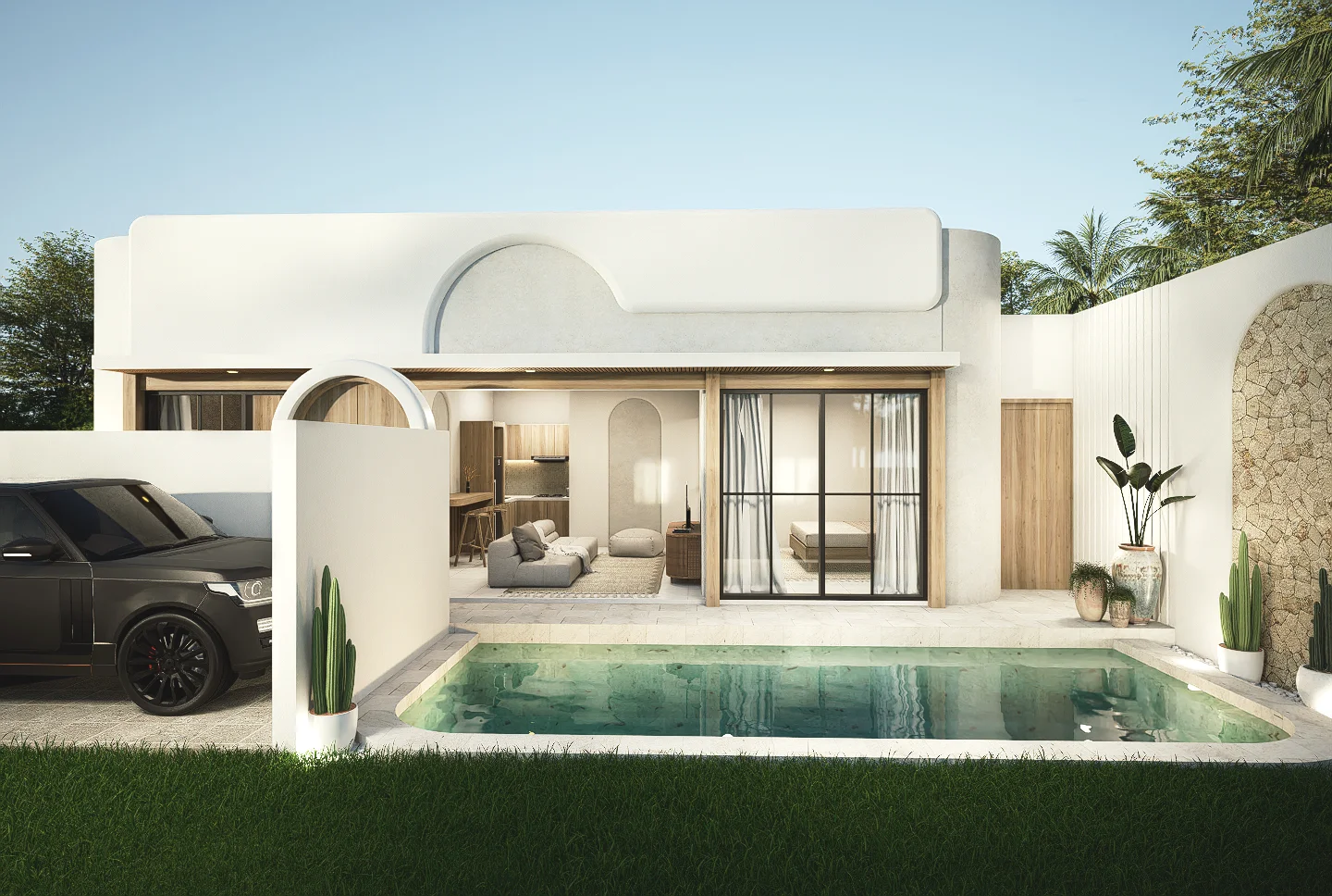 2 Bedroom Off-plan Villa for Leasehold in Ungasan – Af814 D, 2-bed villa for sale in Uluwatu – photo 2 of 15