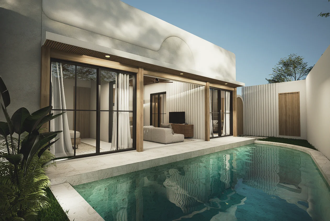 2 Bedroom Off-plan Villa for Leasehold in Ungasan – Af814 E, 2-bed villa for sale in Uluwatu – photo 2 of 15