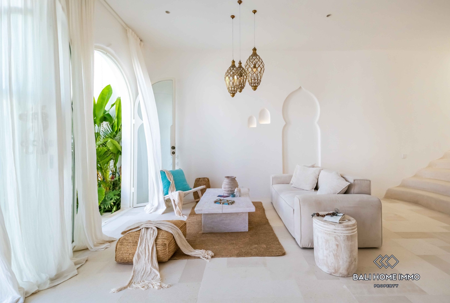 Brand new 2 Bedroom Villa with Unique Design For Sale Leasehold Near Seseh Beach Bali, 2-bed villa for sale in Beach Side, Canggu – photo 5 of 15