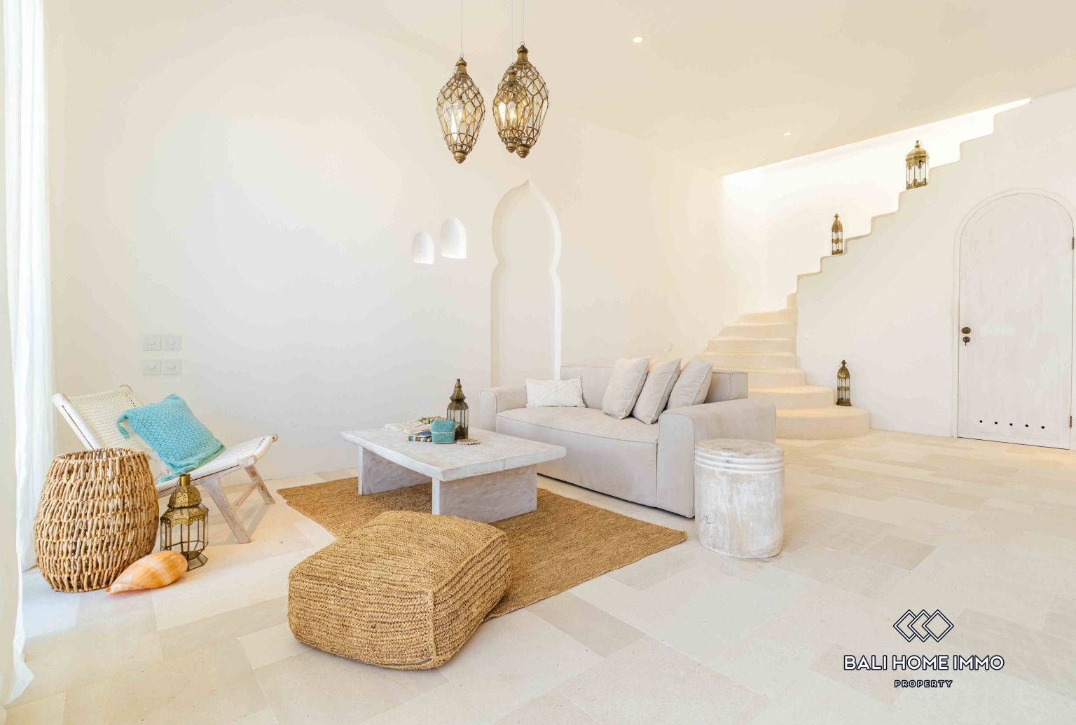 Brand new 2 Bedroom Villa with Unique Design For Sale Leasehold Near Seseh Beach Bali, 2-bed villa for sale in Beach Side, Canggu – photo 4 of 15