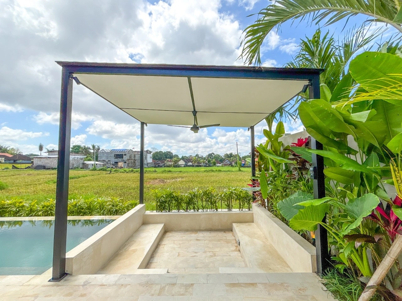 For Monthly & Yearly Rent 2 Bedroom Villa in Kaba Kaba with Ricefield Views, 2-bed villa for rent in Canggu – photo 12 of 13