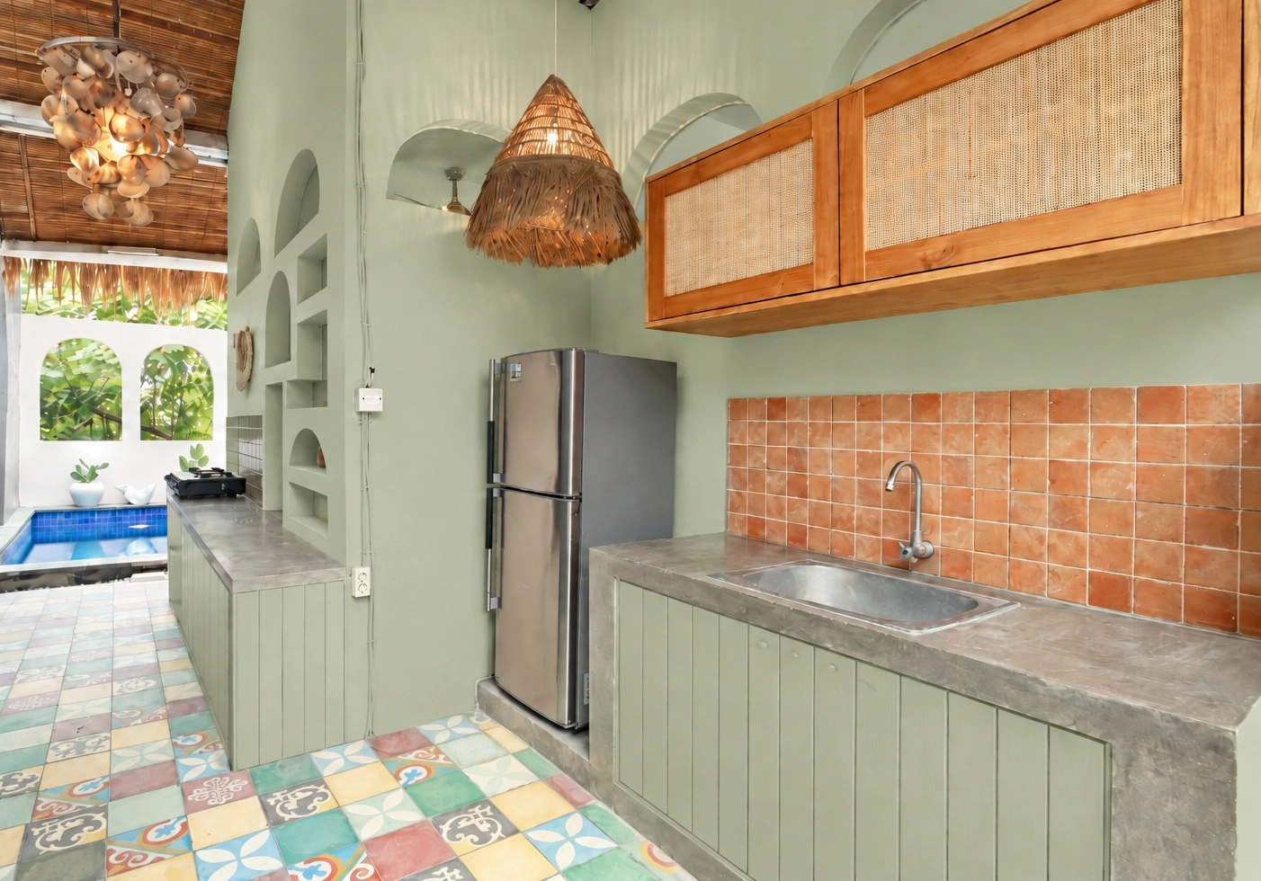 Canggu Cute House Private Pool pay upfront 12mil p/ month or pay monthly 15 mil, 1-bed villa for rent in Canggu – photo 8 of 13