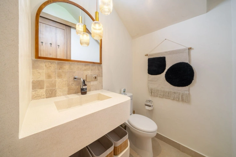 YEARLY Rent – 2BR Mediterranean Villa in Cemagi with Rooftop Ricefield View, 2-bed villa for rent in Seseh – photo 10 of 15