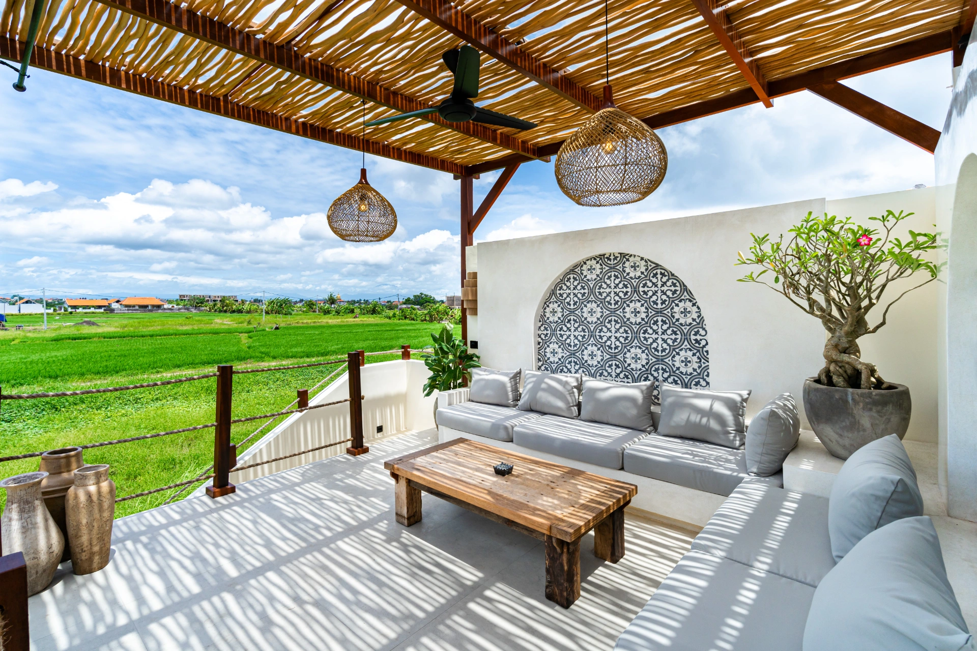Villa Rasa Rasa - Cozy 2BR Villa Rooftop & Paddy View Seseh Beach, 2-bed villa for rent in Seseh – photo 4 of 15