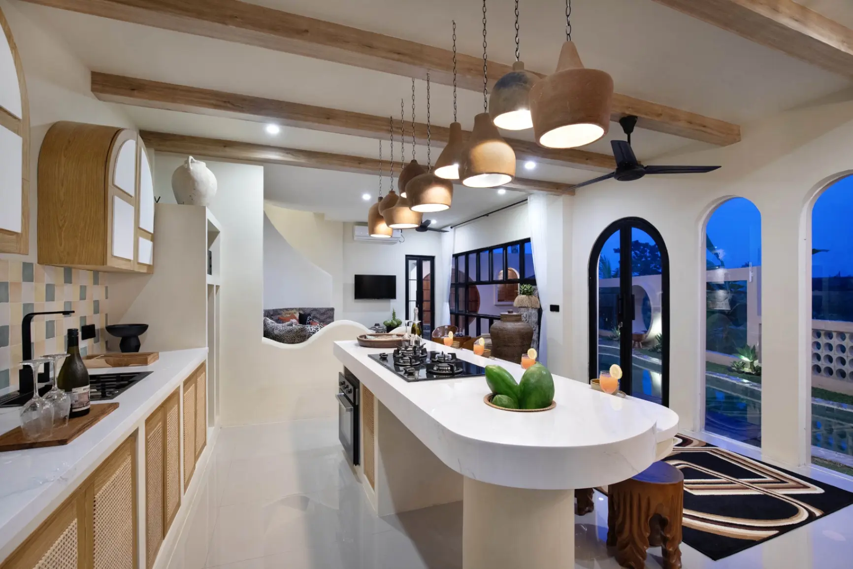 Modern Luxury Villa Ayoun – 3 BR with Gorgeous Rice Field Panorama Tumbak Bayuh, 3-bed villa for rent in Pererenan – photo 3 of 15
