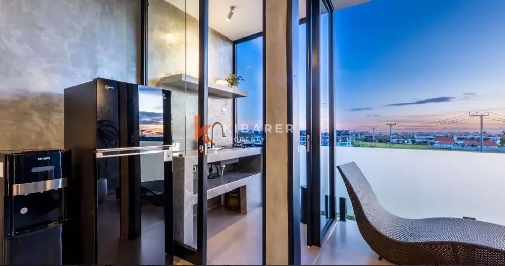 Luxury One-Bedroom Penthouse with Sunset View in Pererenan, 1-bed villa for rent in Pererenan – photo 3 of 12