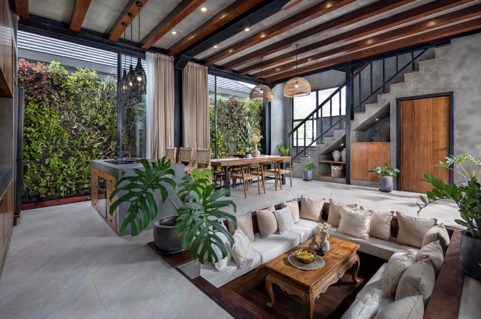 Monthly Rent Available -padonan- Luxury 2 Bedrooms Loft Villa in Canggu, 2-bed villa for rent in Canggu – photo 10 of 10