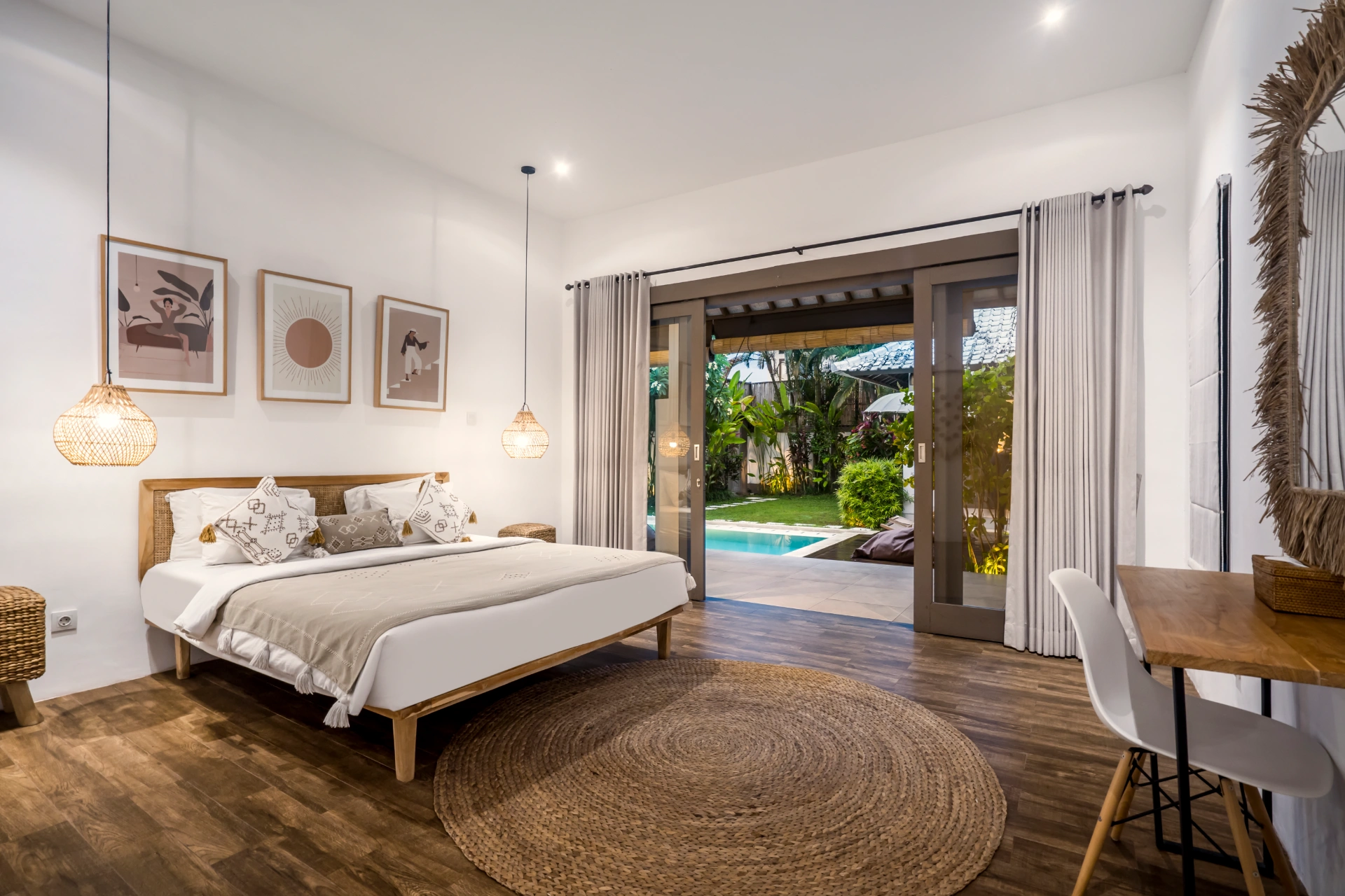 Villa Moju - Chic 3BR Architectural Sanctuary in Bumbak, Canggu, 3-bed villa for rent in Canggu – photo 9 of 15