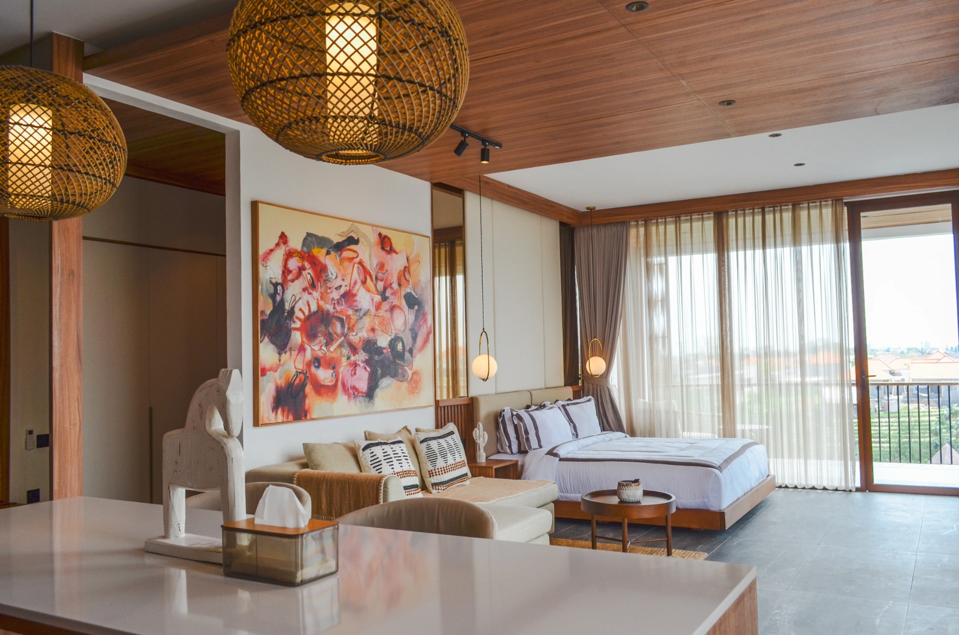 Kammora Living Apartment - Deluxe Room, 1-bed villa for rent in Canggu – photo 13 of 15