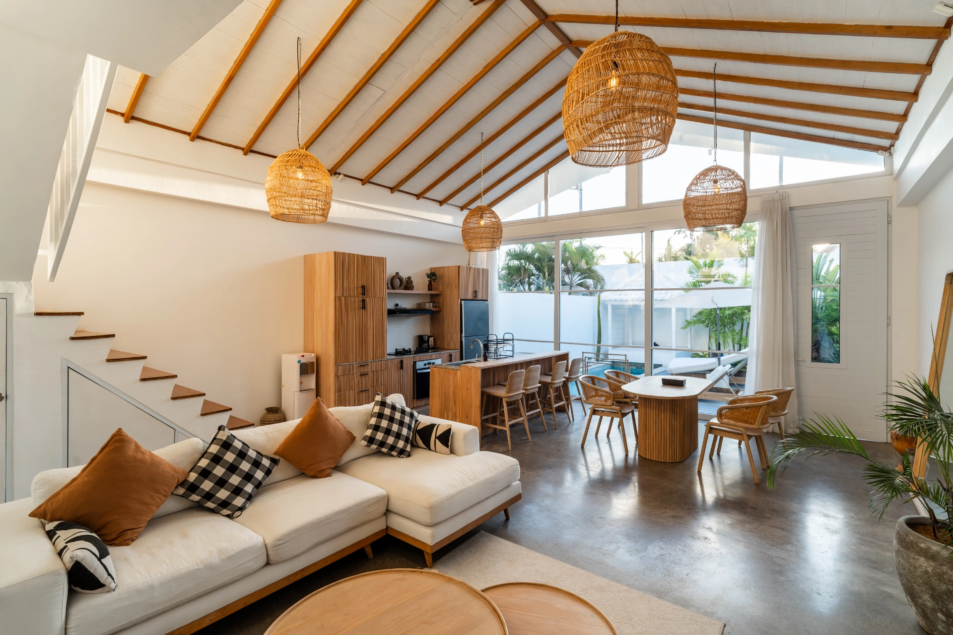 Beach Bliss Retreat : Stylish Modern 3BR Villa in Canggu, 3-bed villa for rent in Canggu – photo 9 of 15