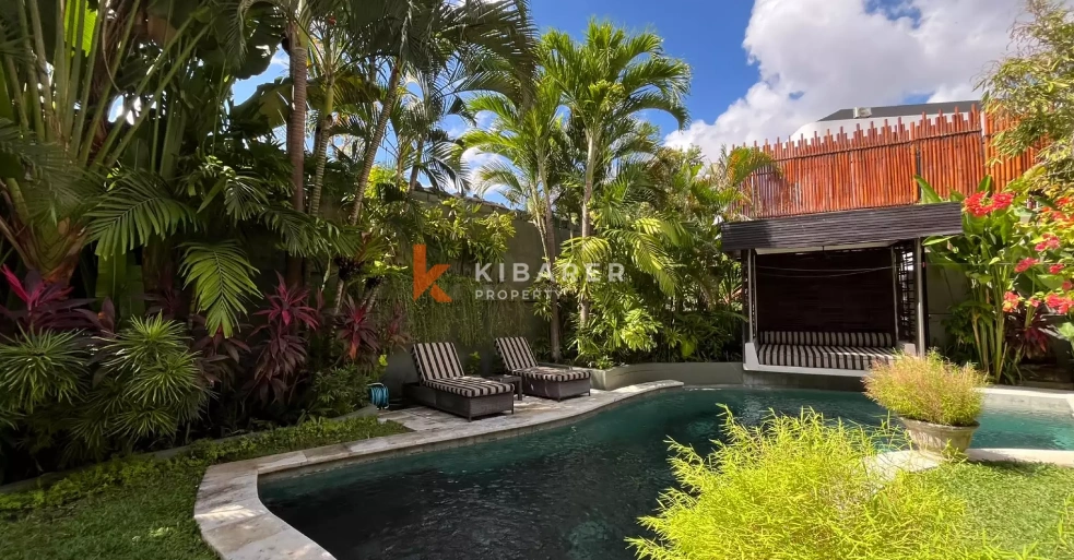 Lovely Serene Two-Bedroom Tropical Villa in the Heart of Umalas, 2-bed villa for rent in Seminyak – photo 7 of 15