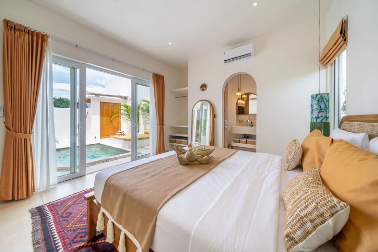YEARLY Rent – 2BR Mediterranean Villa in Cemagi with Rooftop Ricefield View, 2-bed villa for rent in Seseh – photo 5 of 15