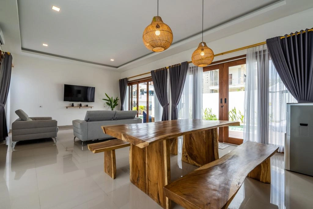 An - Big Villa for Rent in Kutuh Modern Tropical Style, 3-bed villa for rent in Nusa Dua – photo 4 of 13
