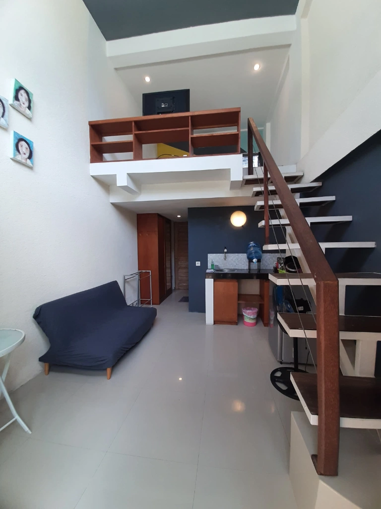 A Loft Apartment West Denpasar w/ shared pool, 1-bed villa for rent in Seminyak – photo 4 of 15