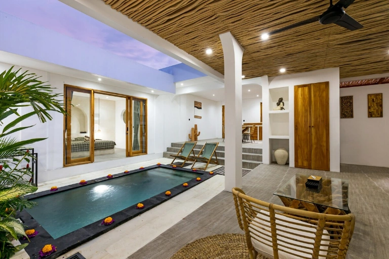Villa Maya - 1BR Villa l Private Swimming Pool & Sunken Lounge, 1-bed villa for rent in Canggu – photo 11 of 15