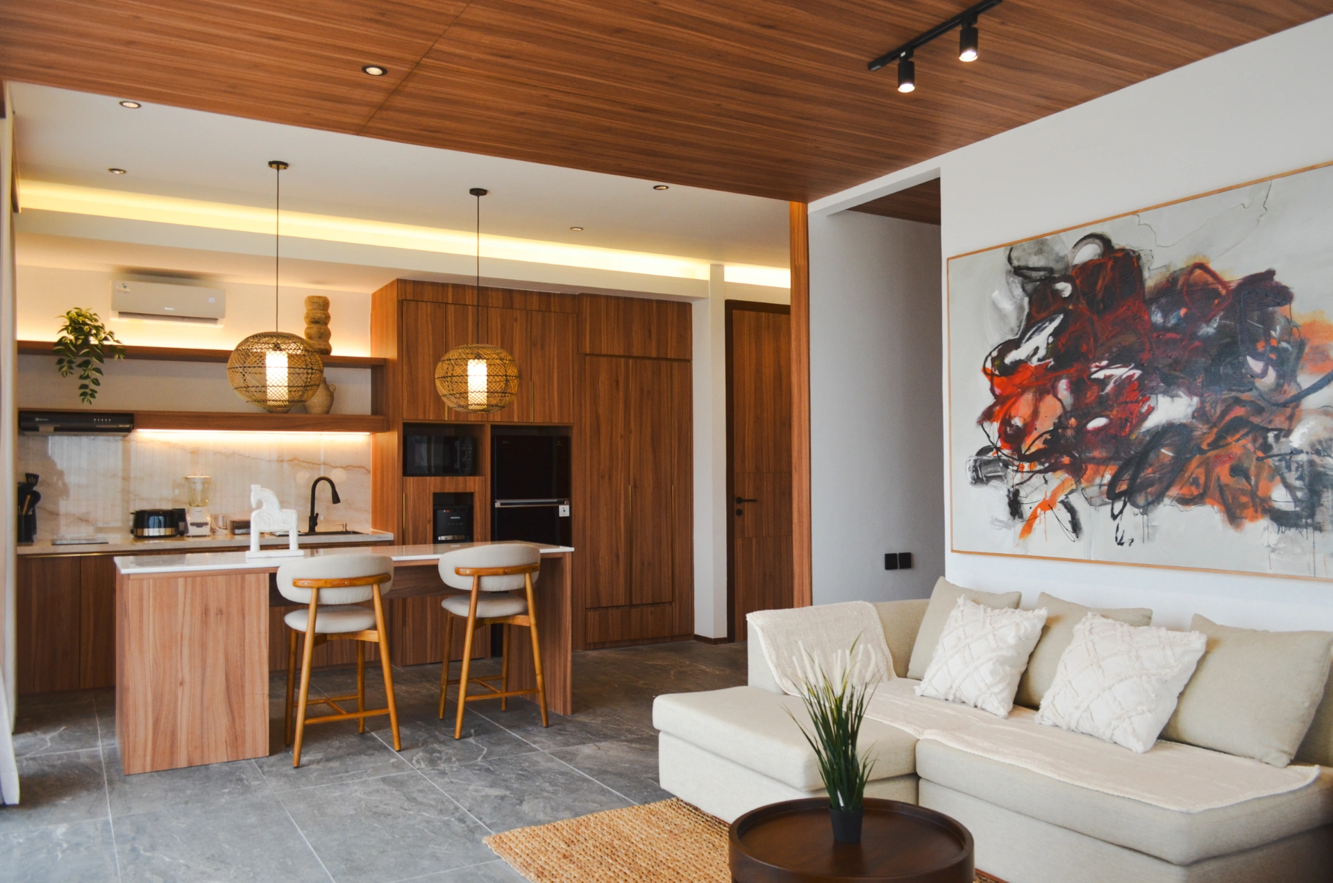 Kammora Living Apartment - Deluxe Room, 1-bed villa for rent in Canggu – photo 8 of 15