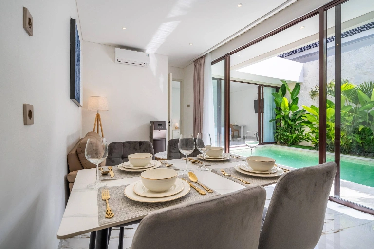 1 Bedroom Luxury Villa for Monthly and Yearly Rent in Kerobokan - Af716 a, 1-bed villa for rent in Seminyak – photo 7 of 15