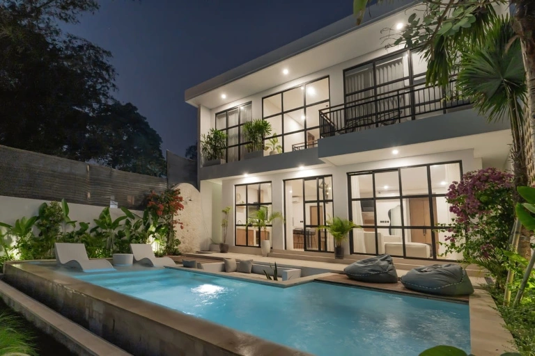 Tranquil Modern Villa with Rice Field Views – Only 10 Minutes from Canggu, 2-bed villa for rent in Canggu – photo 7 of 15