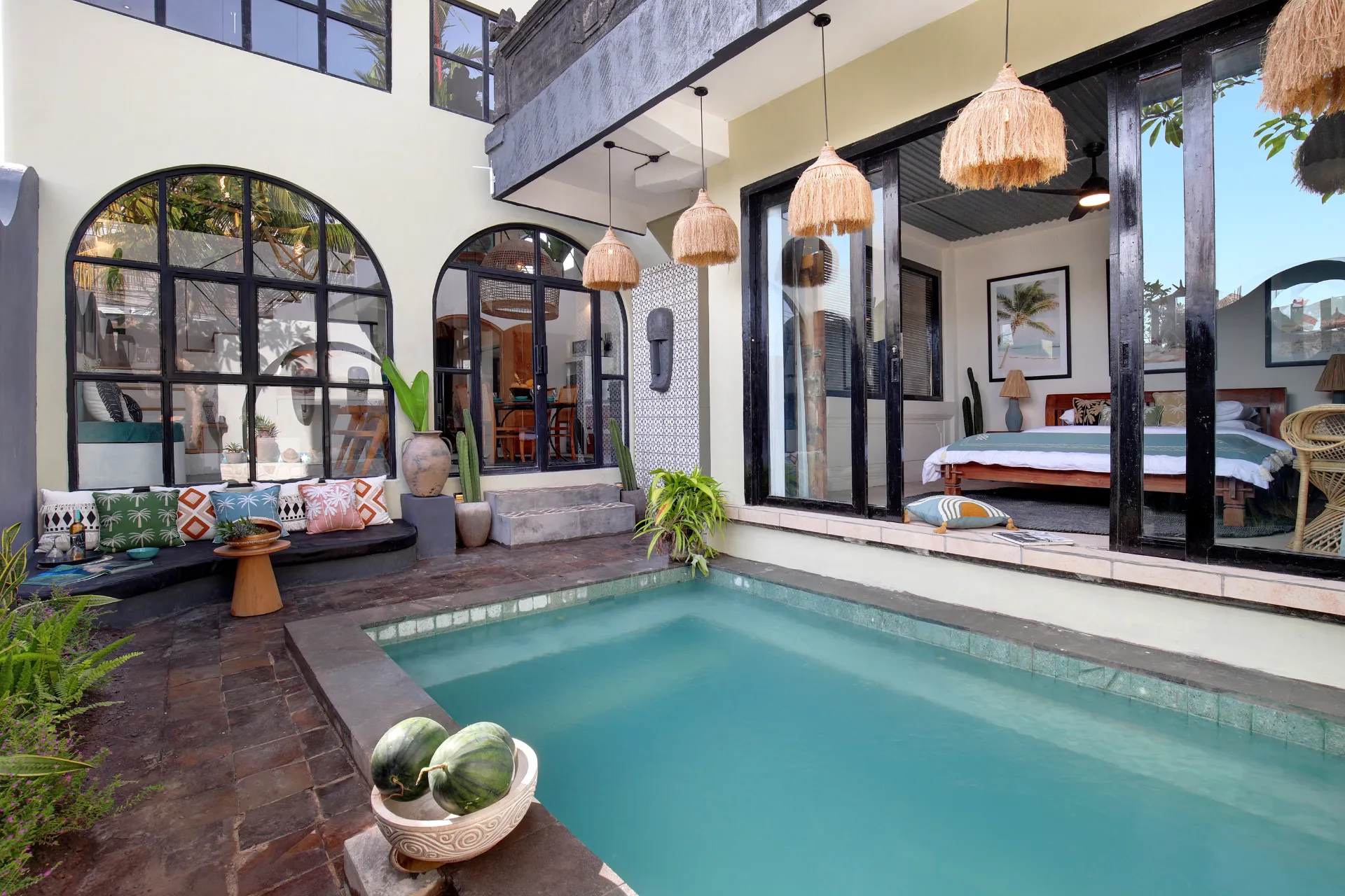 Seminyak 2BR Private Villa with Loft, Pool & Roof Deck Jl Intan Permai Kerobkan, 2-bed villa for rent in Seminyak – photo 6 of 15
