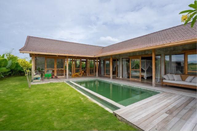 3BR Family Pool Villa with Rice Field Views in Seseh, 3-bed villa for rent in Seseh – photo 14 of 15