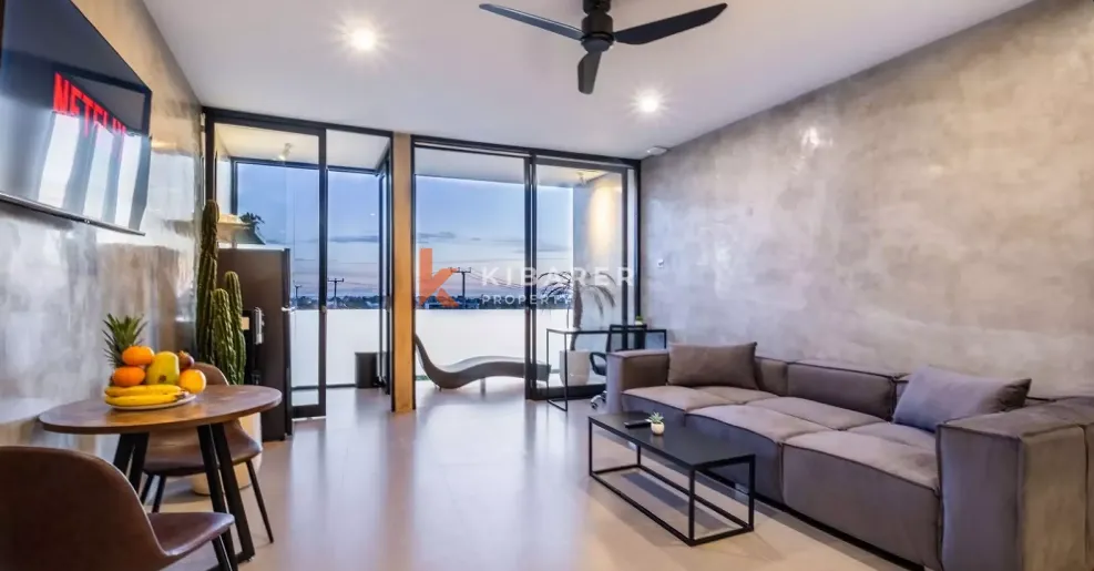 Luxury One-Bedroom Penthouse with Sunset View in Pererenan, 1-bed villa for rent in Pererenan – photo 7 of 12