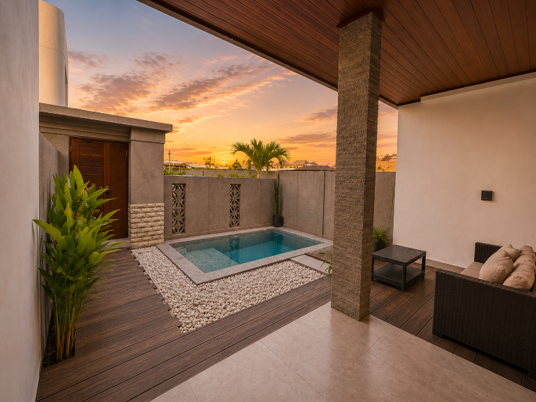Modern Rice Field | Pool • Gym • Sunset Views, 2-bed villa for rent in Canggu – photo 12 of 15
