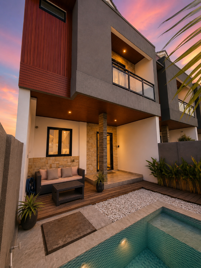 Modern Rice Field | Pool • Gym • Sunset Views, 2-bed villa for rent in Canggu – photo 9 of 15