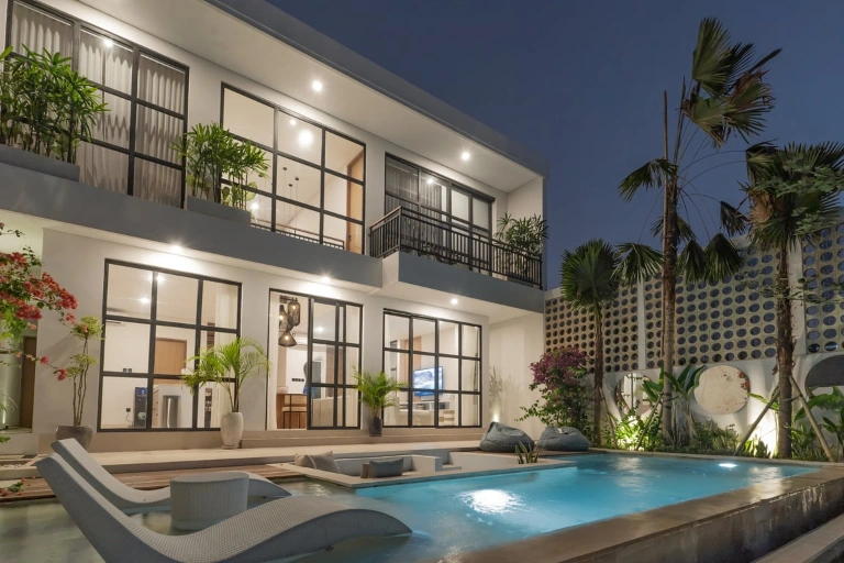 Tranquil Modern Villa with Rice Field Views – Only 10 Minutes from Canggu, 2-bed villa for rent in Canggu – photo 13 of 15