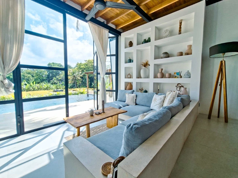 2BR Villa with Open Living and Rice Field Views in Cepaka, 2-bed villa for rent in Tabanan – photo 4 of 15