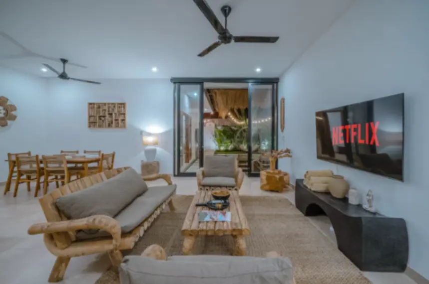 Balinese Modern Style Villa for Monthly Rent , Pererenan, 3-bed villa for rent in Pererenan – photo 14 of 15
