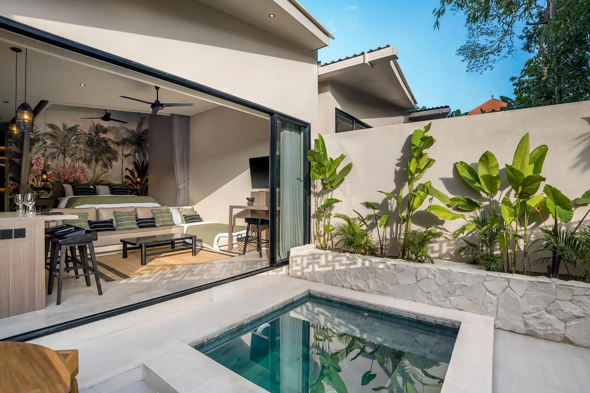 NEW 1BD Lush River Villa w/ Pool, Pererenan Canggu, 1-bed villa for rent in Canggu – photo 9 of 15