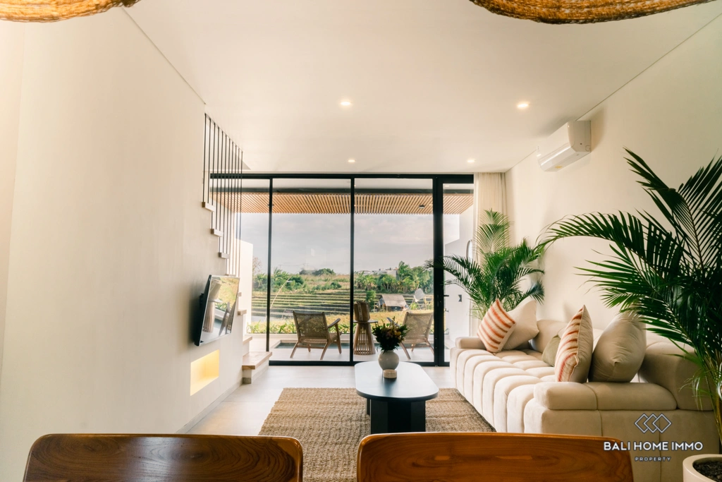 Brand new 2 Bedroom Villa with rice field view in Batu Bolong Canggu, 2-bed villa for rent in Canggu – photo 5 of 13