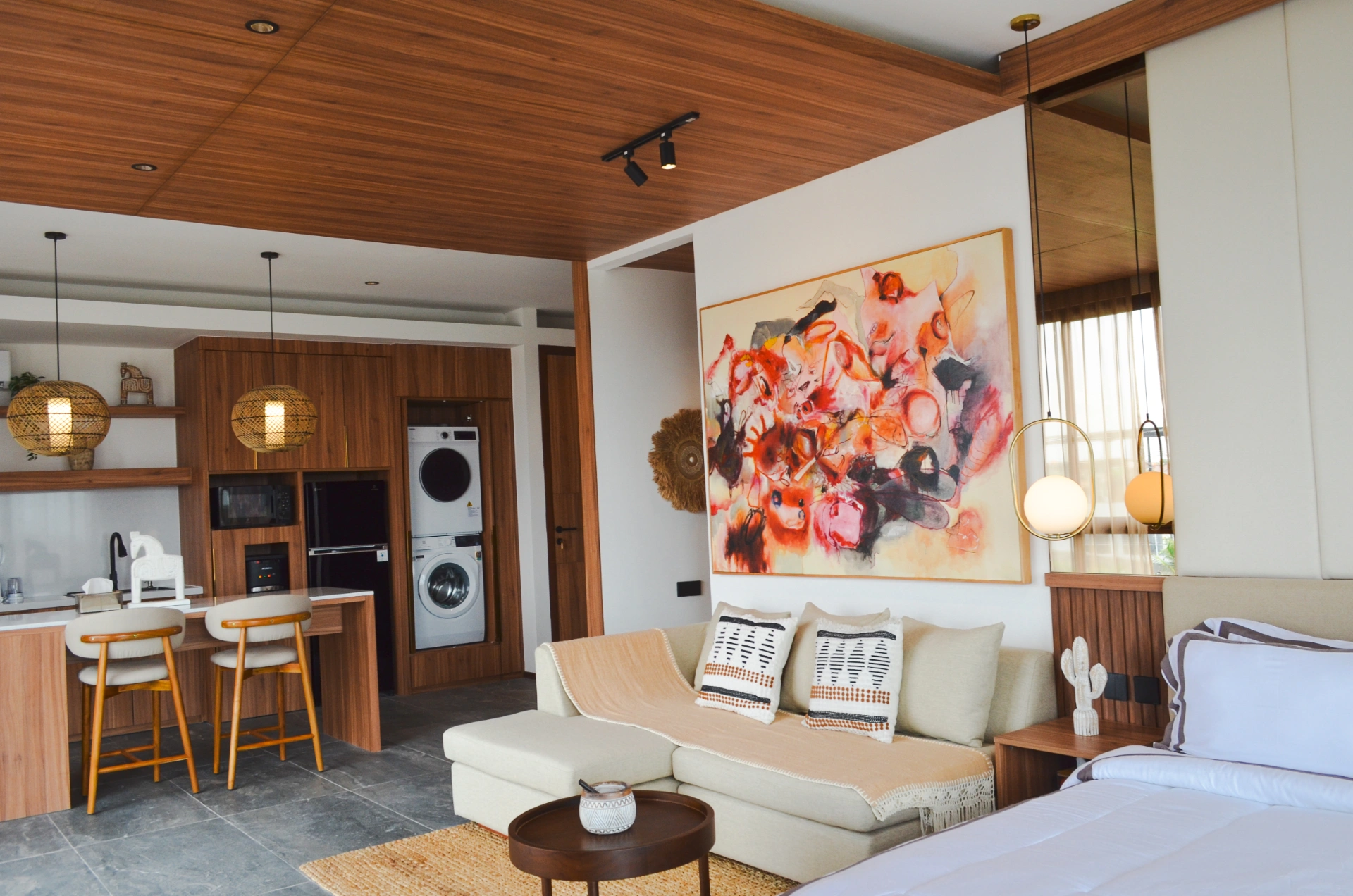 Kammora Living Apartment - Deluxe Room, 1-bed villa for rent in Canggu – photo 14 of 15