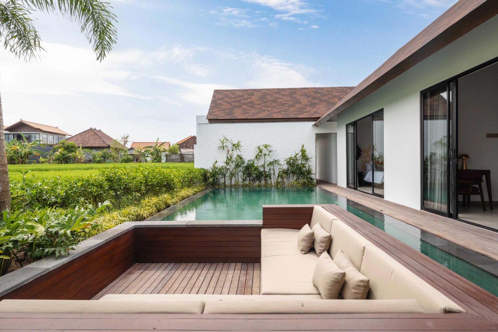 Rocca Bella - Hidden Gem 4BD Villa w/ Ricefiedls View Canggu, 4-bed villa for rent in Canggu – photo 2 of 15