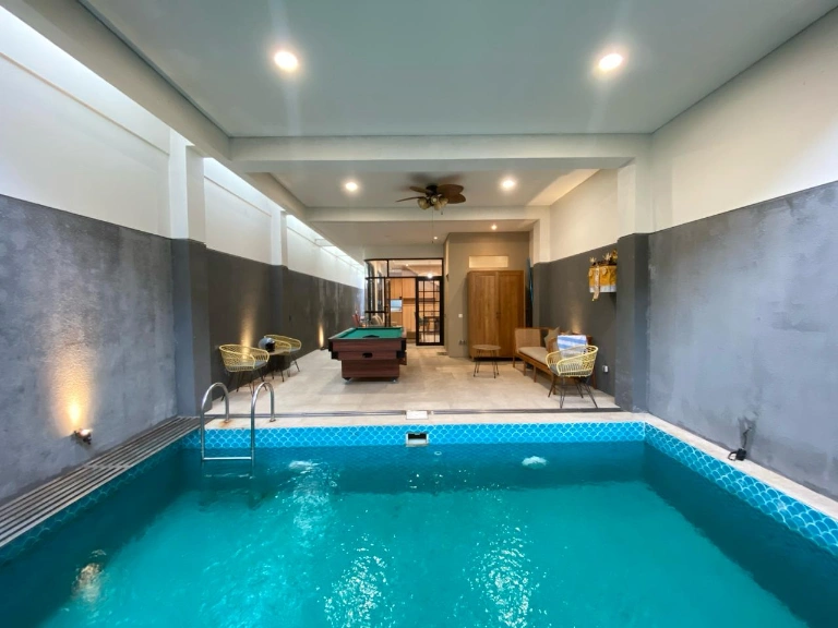 3BR Villa with Rice Field & Sea Views + Rooftop Jacuzzi in Seseh, 3-bed villa for rent in Seseh – photo 9 of 15