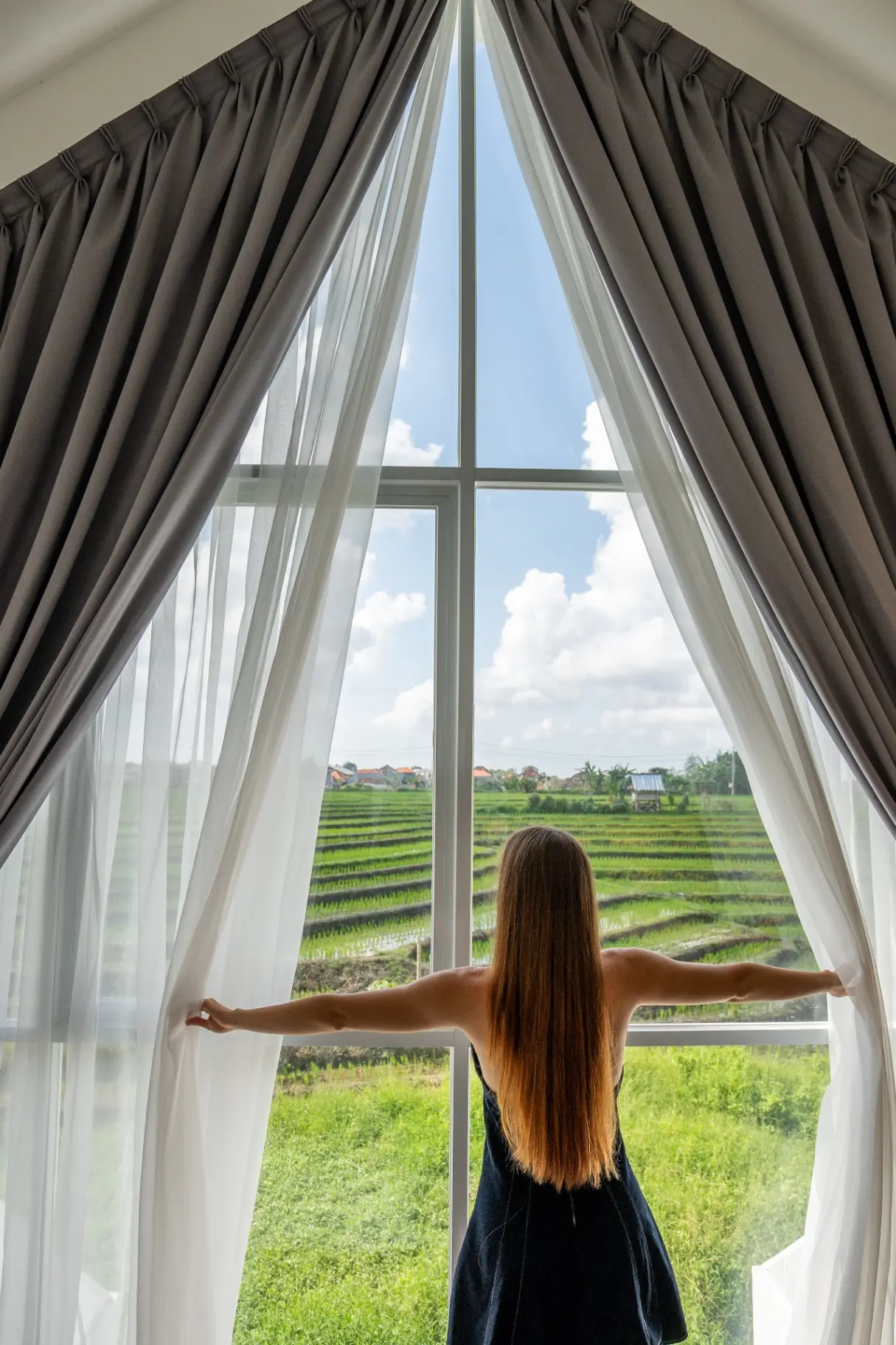 Sunrise Bliss #13 RICE FIELD VIEW – Modern 2BR Pool Villa, 2-bed villa for rent in Canggu – photo 4 of 15