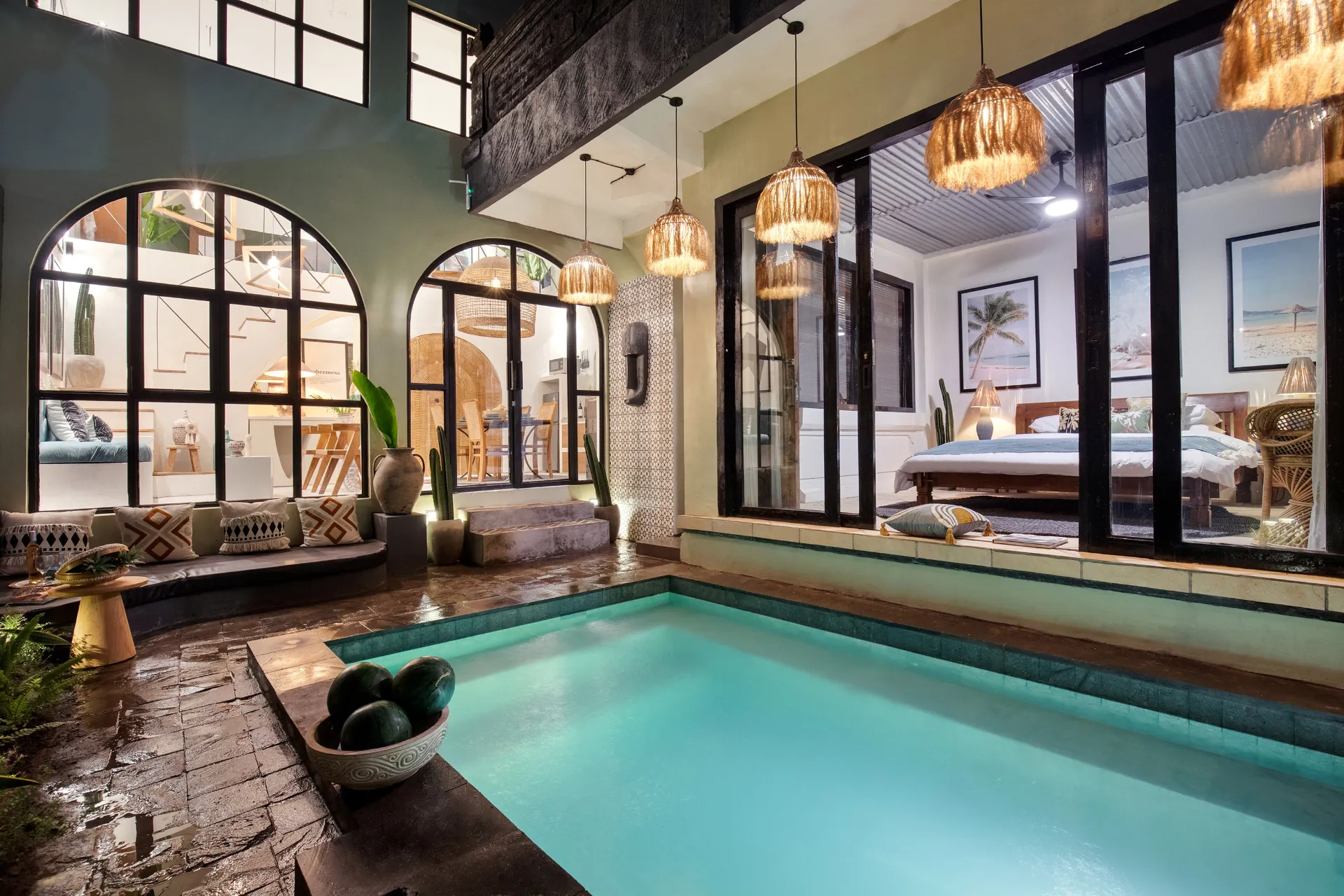 Seminyak 2BR Private Villa with Loft, Pool & Roof Deck Jl Intan Permai Kerobkan, 2-bed villa for rent in Seminyak – photo 11 of 15