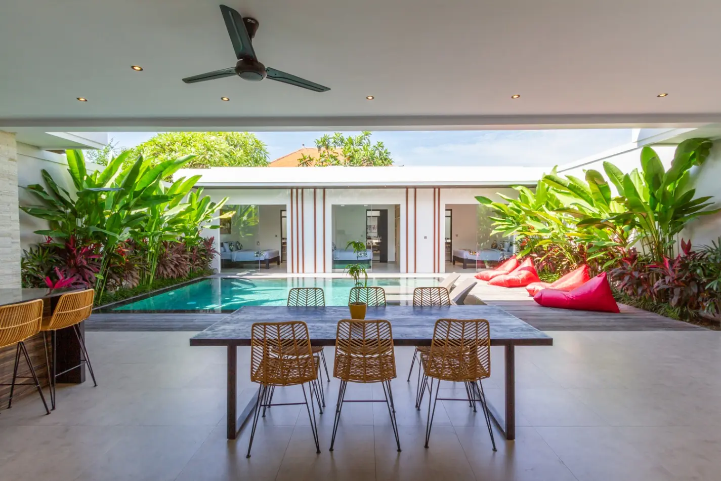 Villa Lys - Cheerful 3BD Pool Villa 5mins to Atlas Beach Club, 3-bed villa for rent in Canggu – photo 12 of 15