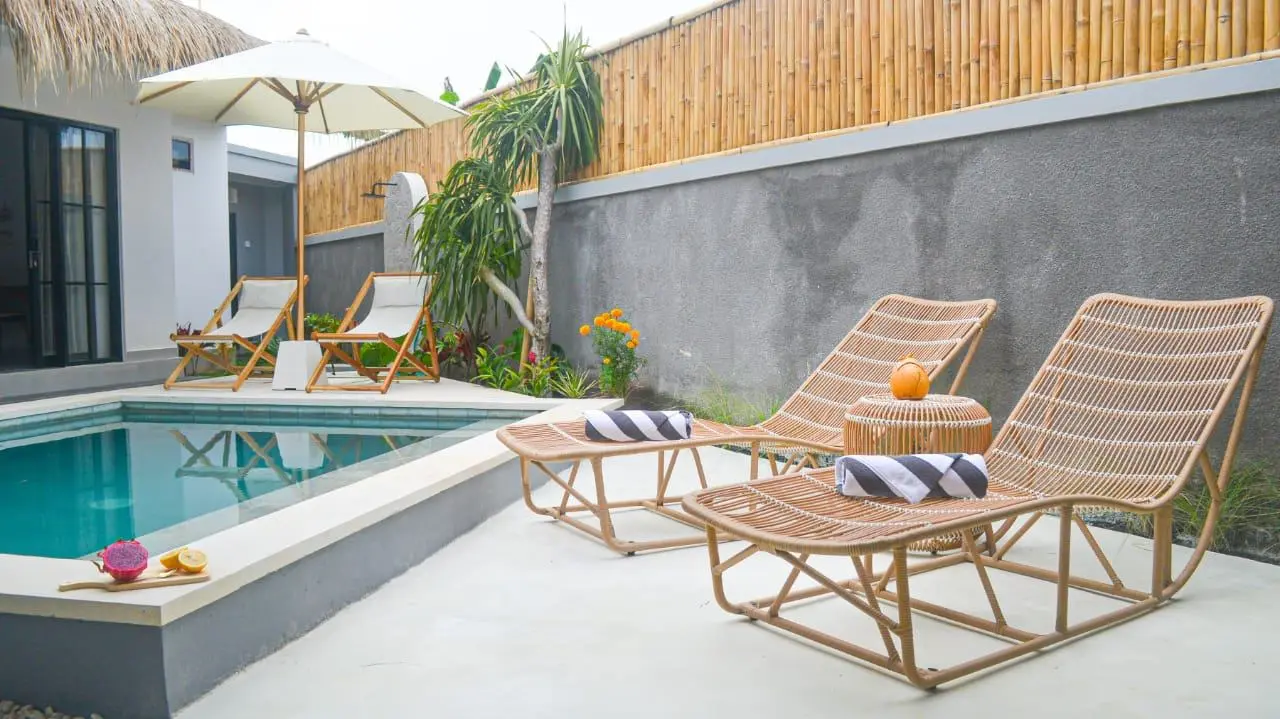 3BR at Tibubeneng Canggu, Quite Area, 3-bed villa for rent in Canggu – photo 2 of 15