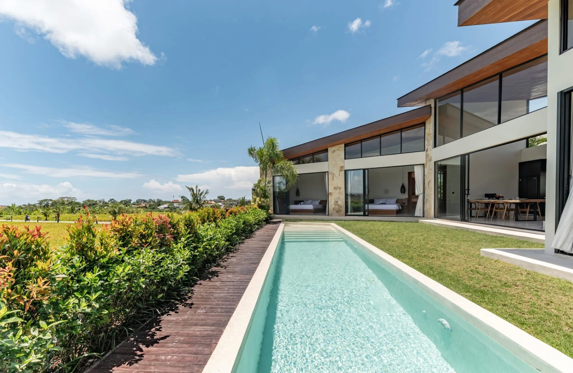 Brand New 3bdr Villa with Rice Field View in Canggu | Luxury Stay, 3-bed villa for rent in Canggu – photo 2 of 14