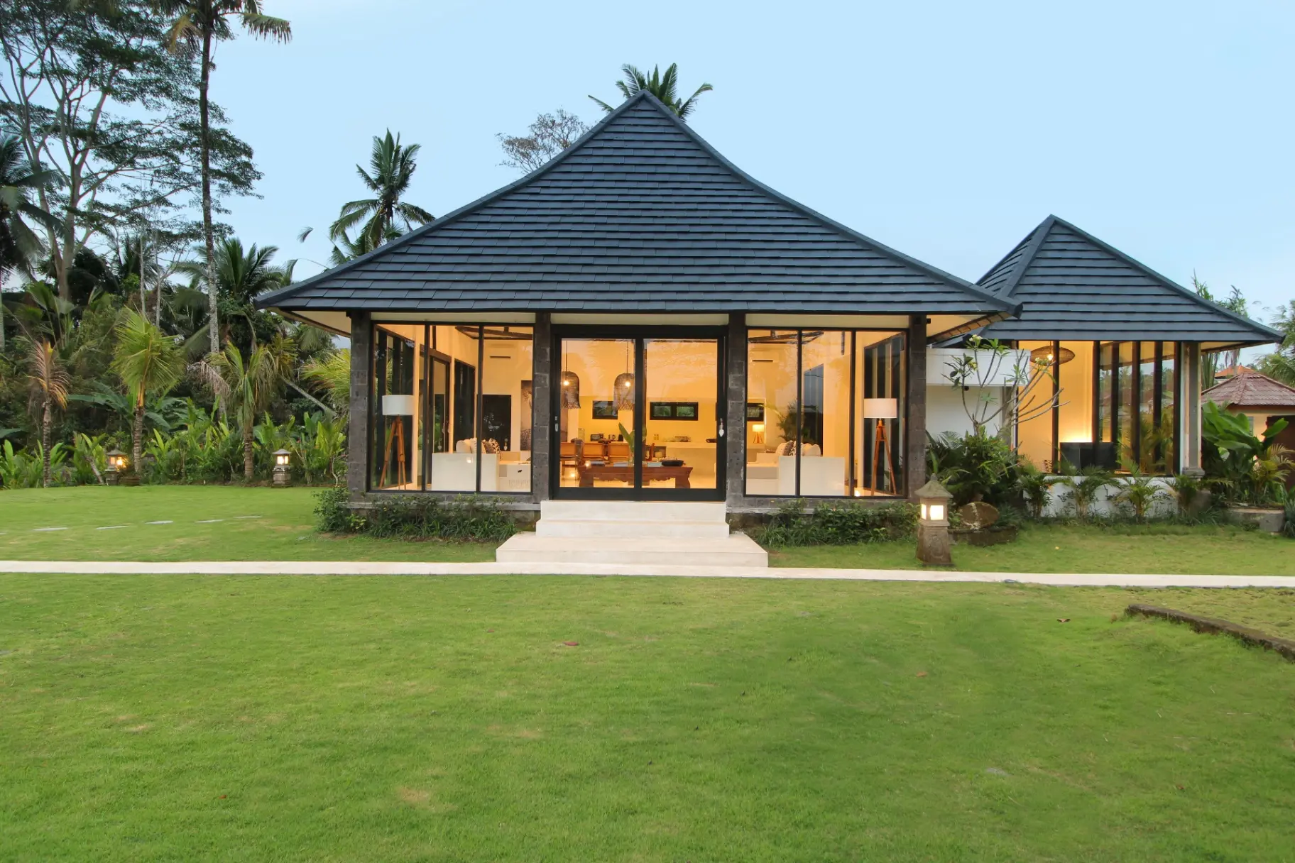 Puri Hijau 3 BR Villa with Jungle and River View, 3-bed villa for rent in Ubud – photo 4 of 15