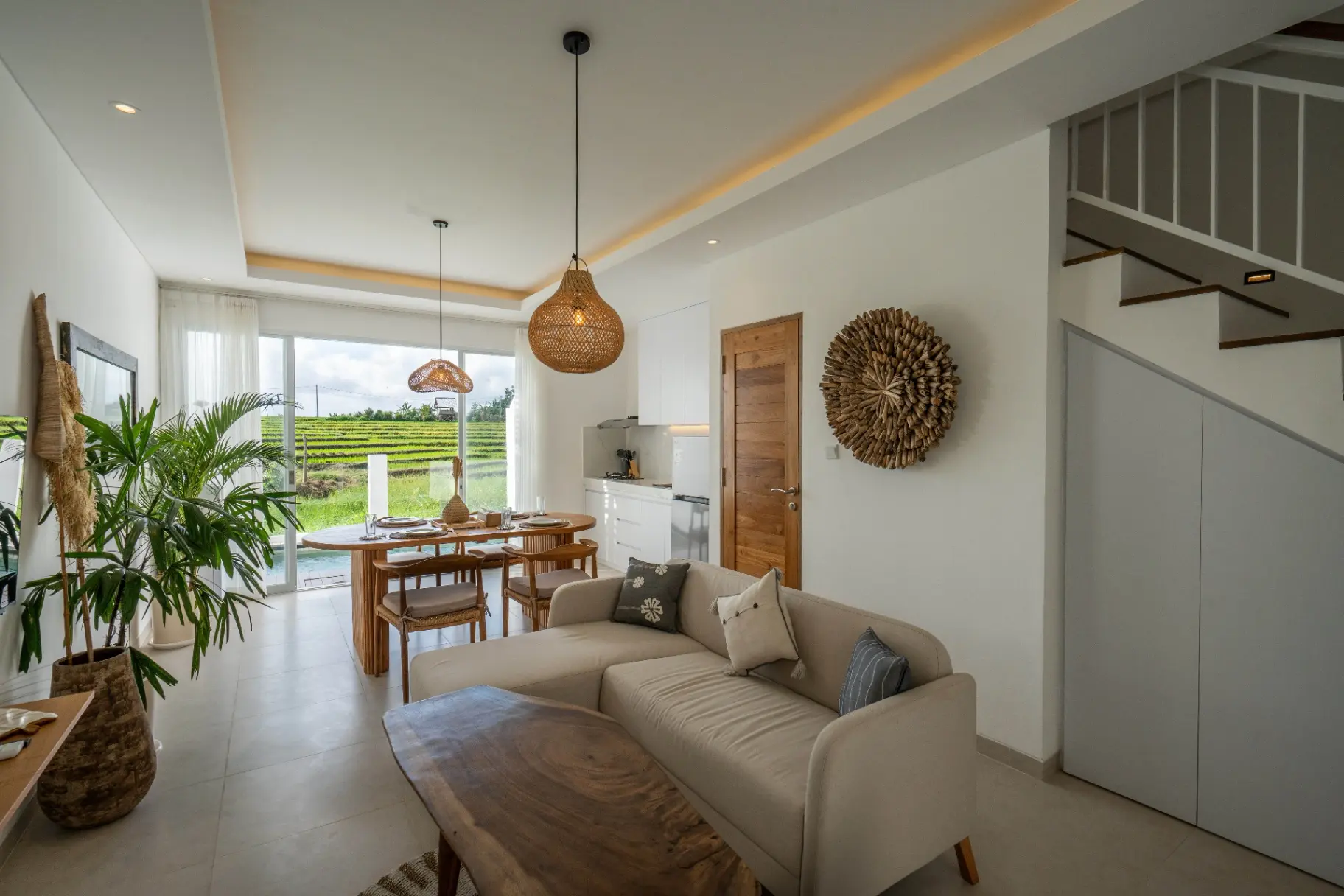 Sunrise Bliss #13 RICE FIELD VIEW – Modern 2BR Pool Villa, 2-bed villa for rent in Canggu – photo 5 of 15