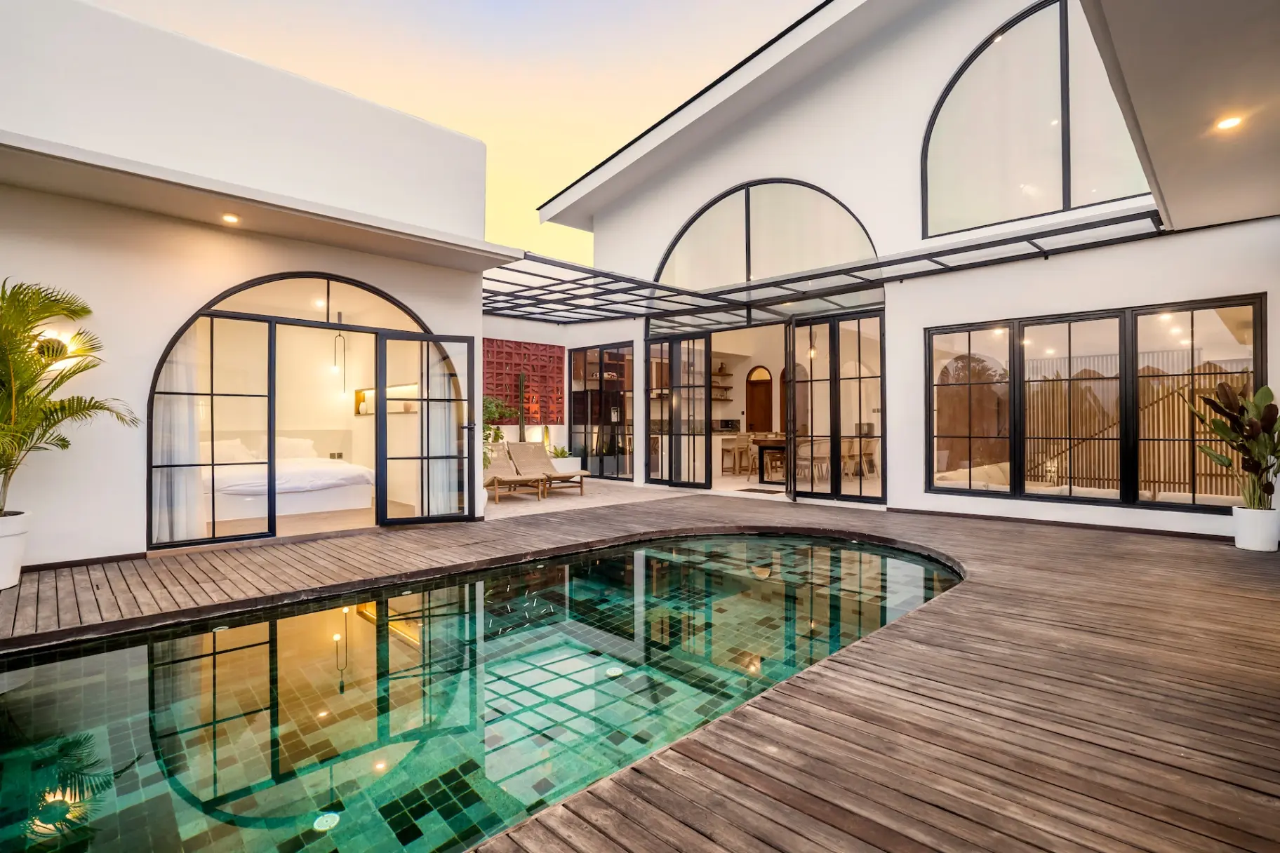 Villa Casa Copper - Tropical Luxury 3BR Pool Villa in the heart Canggu, 3-bed villa for rent in Canggu – photo 2 of 15