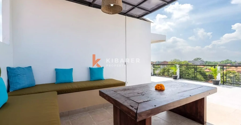Fully Furnished Three-Bedrooms Villa With Rooftop in Padonan, 3-bed villa for rent in Canggu – photo 5 of 13