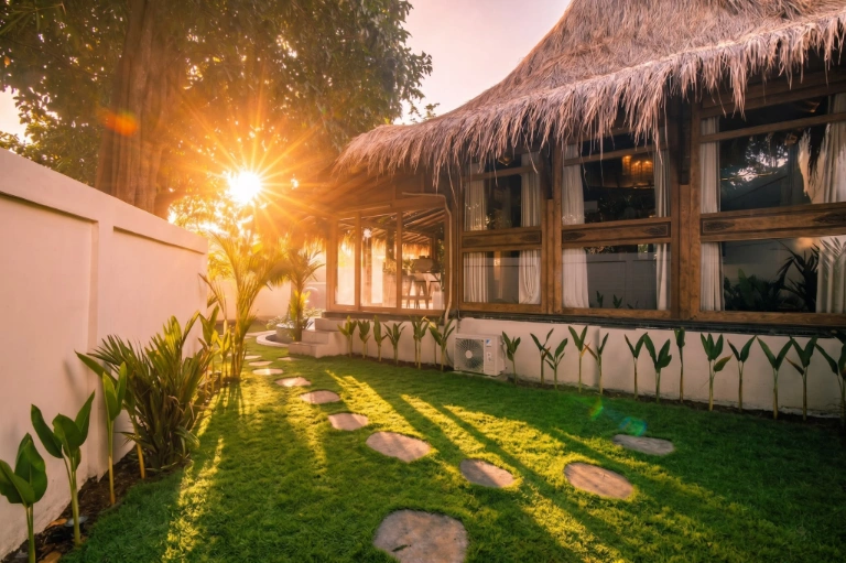 Joglo House - Charming 1-Bedroom Joglo Villa with Private Pool in Kerobokan, 1-bed villa for rent in Canggu – photo 3 of 10