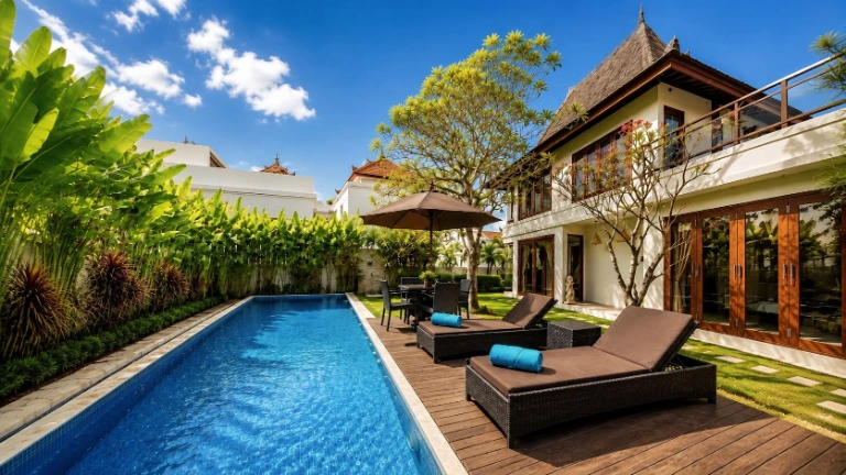 Beautiful 4-Bedroom Villa Sanctuary — Perfect for Family Living in North Canggu, 4-bed villa for rent in Canggu – photo 4 of 15