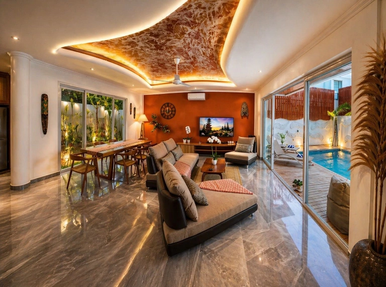 Private Pool Sanctuary 3BR Villa in Padonan, 3-bed villa for rent in Canggu – photo 2 of 15