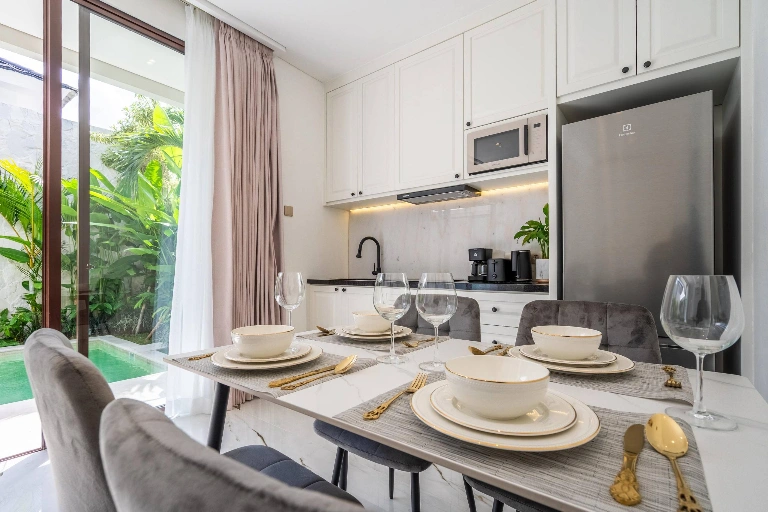 1 Bedroom Luxury Villa for Monthly and Yearly Rent in Kerobokan - Af716 a, 1-bed villa for rent in Seminyak – photo 8 of 15