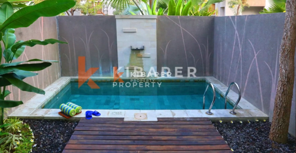 Simple & Cozy Two Bedroom Pool Villa Nestled in Kerobokan, 2-bed villa for rent in Seminyak – photo 6 of 11