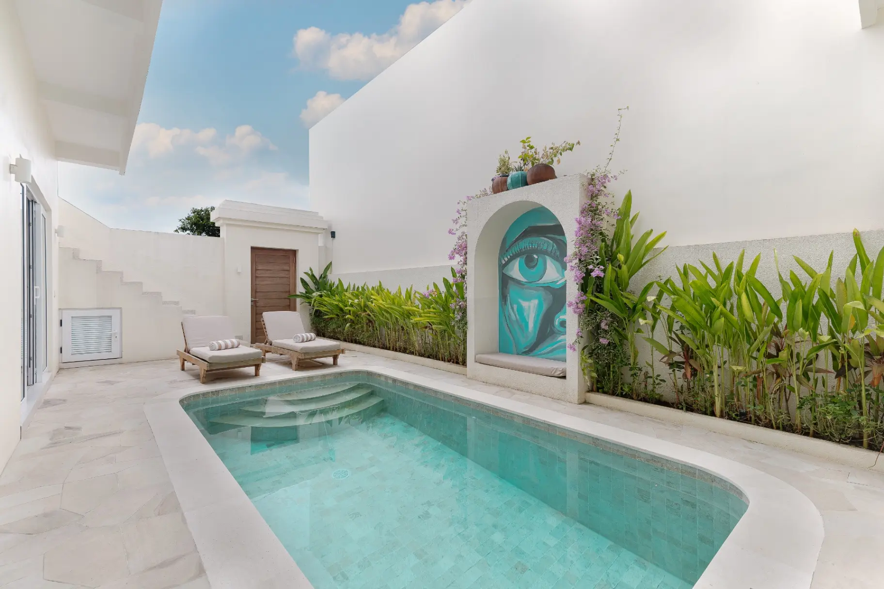 Mata Biru - 2BR with Pool and Rooftop, Uluwatu, 2-bed villa for rent in Uluwatu – photo 5 of 15